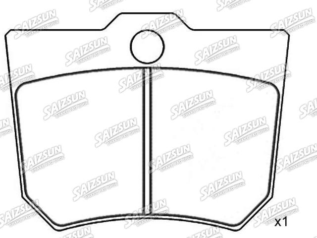 刹车片 Brake Pad Set:3230081M91