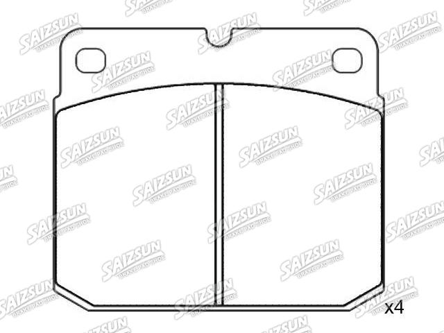 刹车片 Brake Pad Set:121029