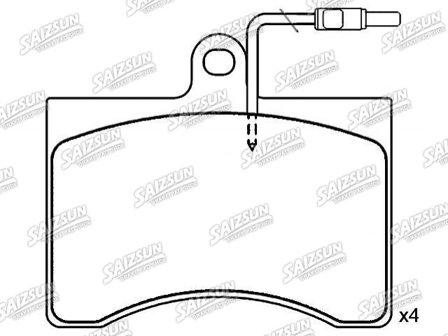 刹车片 Brake Pad Set:75 450 763