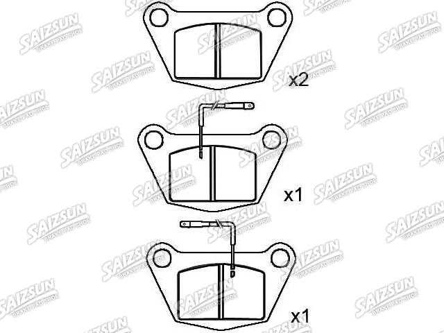 刹车片 Brake Pad Set:140361
