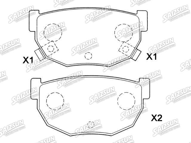 刹车片 Brake Pad Set:44060-35F90
