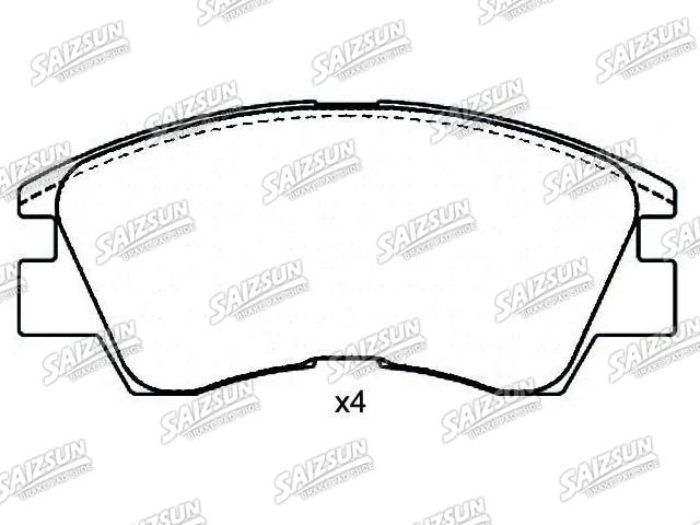 刹车片 Brake Pad Set:MR 162 522