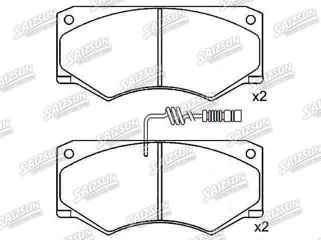刹车片 Brake Pad Set:601 420 76 20