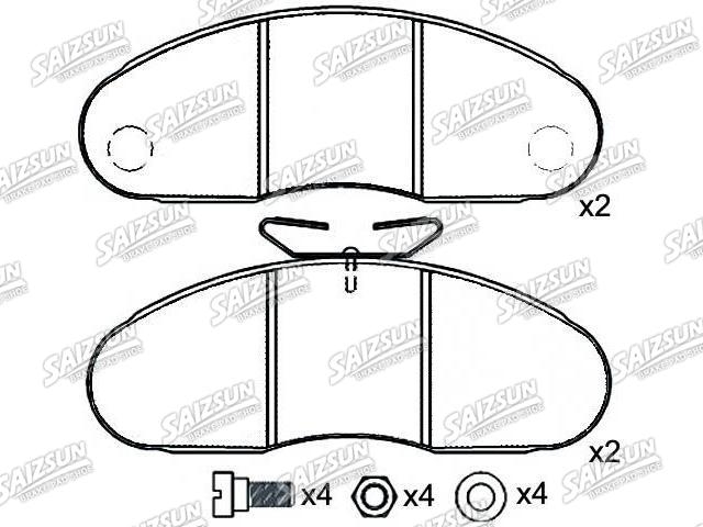 刹车片 Brake Pad Set:631 420 02 20