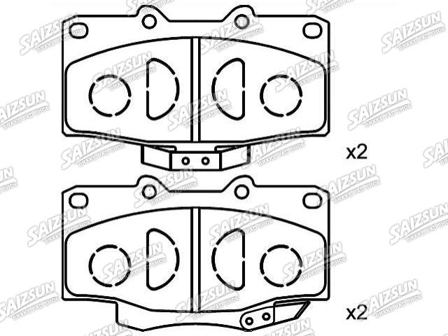 刹车片 Brake Pad Set:04465-60050