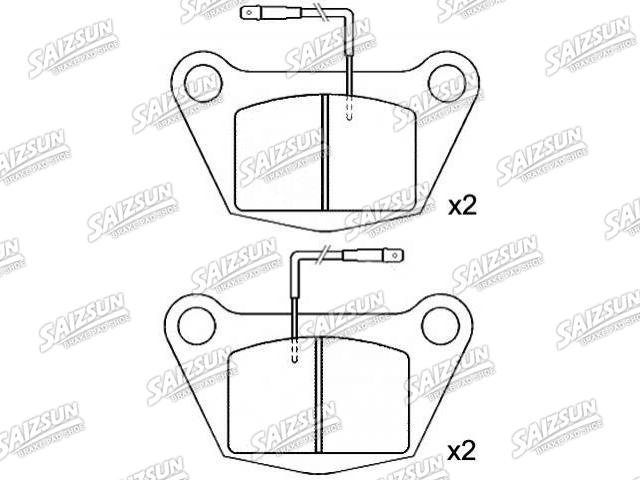 刹车片 Brake Pad Set:141456