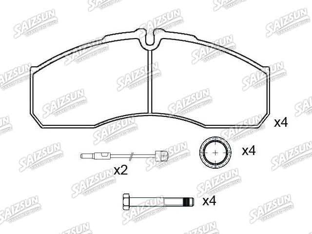 刹车片 Brake Pad Set:425 361 01