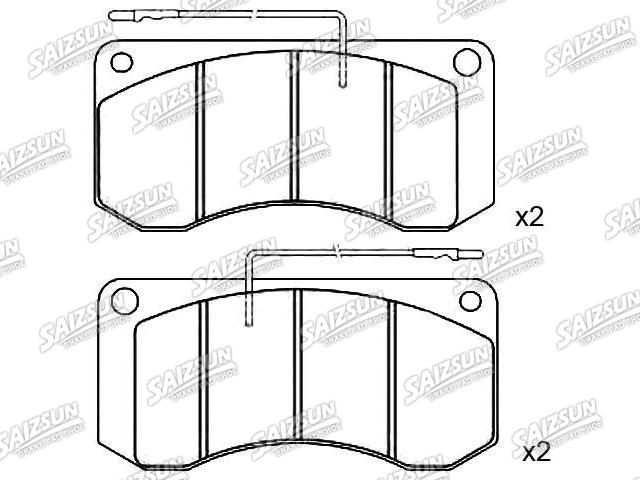 刹车片 Brake Pad Set:5000 297 808