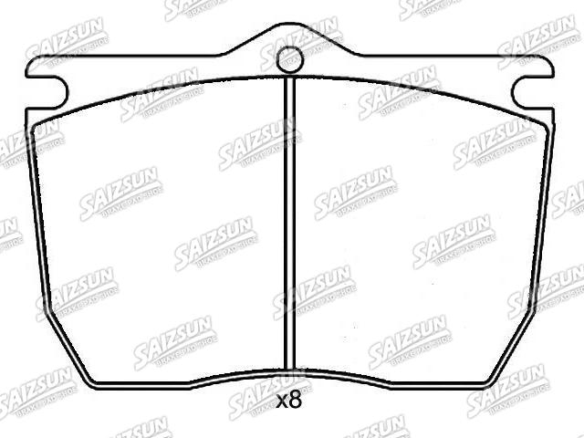 刹车片 Brake Pad Set:GDB5076