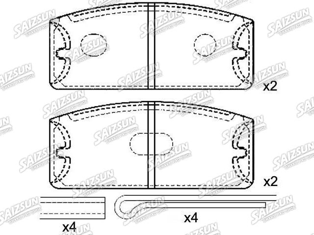 刹车片 Brake Pad Set:0996031700