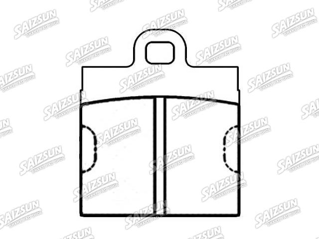 刹车片 Brake Pad Set:111 698 151 A