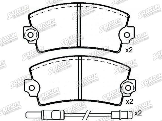刹车片 Brake Pad Set:77 97 444 870