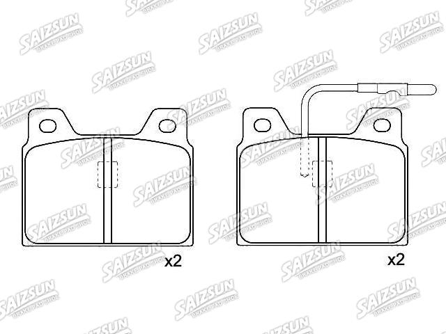 刹车片 Brake Pad Set:4245.57