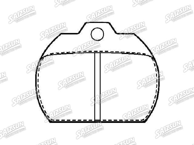 刹车片 Brake Pad Set:111 698 151 B