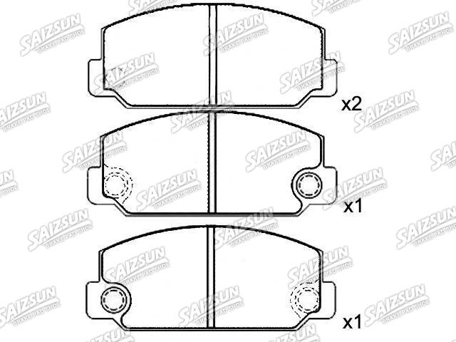 刹车片 Brake Pad Set:04491-20062