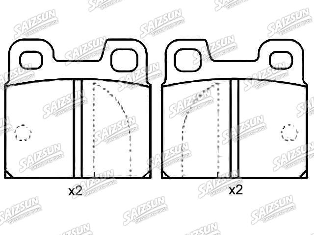刹车片 Brake Pad Set:0060 724 237