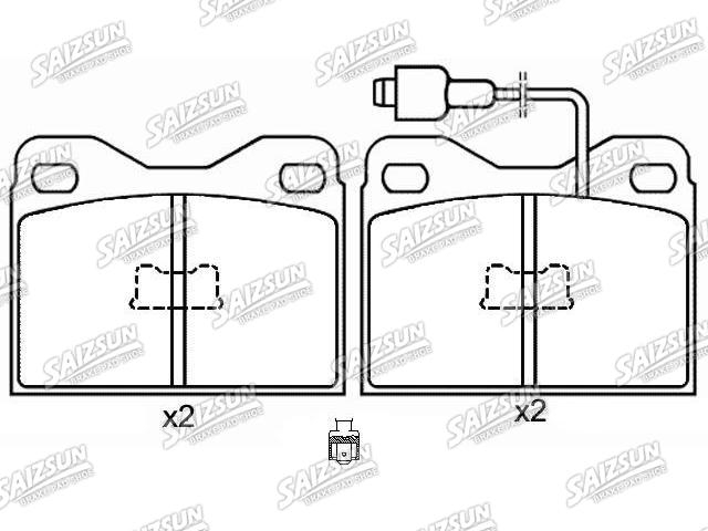 刹车片 Brake Pad Set:4245.04