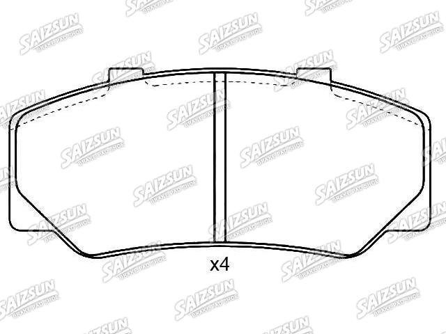 刹车片 Brake Pad Set:272 827
