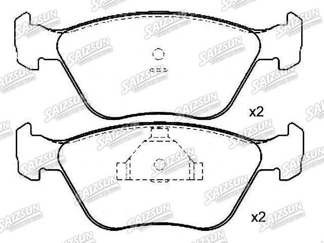 刹车片 Brake Pad Set:V89BB-2K021-AC