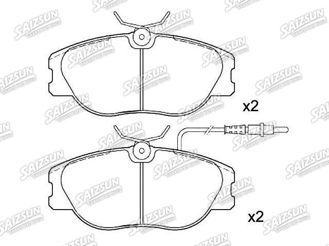 刹车片 Brake Pad Set:9 944 329