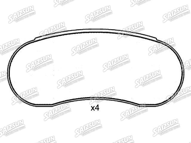 刹车片 Brake Pad Set:190537