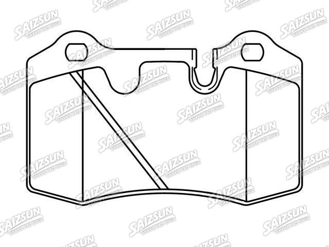 刹车片 Brake Pad Set:4G43-2C562-AA