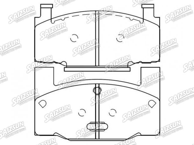 刹车片 Brake Pad Set:D121-7055