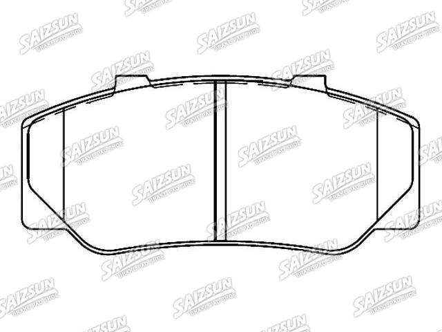 刹车片 Brake Pad Set:D270-7278