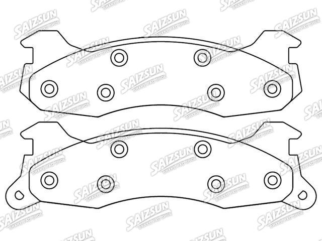 刹车片 Brake Pad Set:D204-7124A