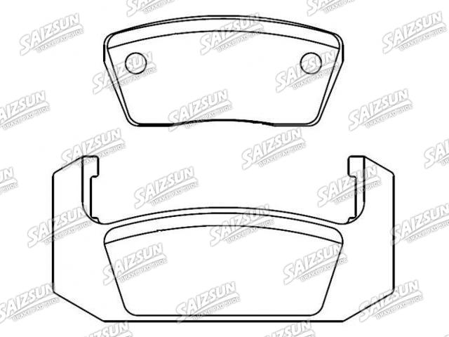 刹车片 Brake Pad Set:D73-7005