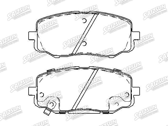 刹车片 Brake Pad Set:58101-1JA60