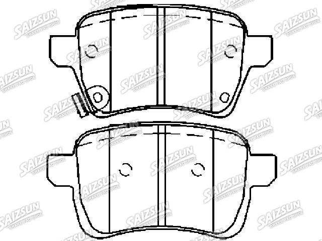 刹车片 Brake Pad Set:68211493AA