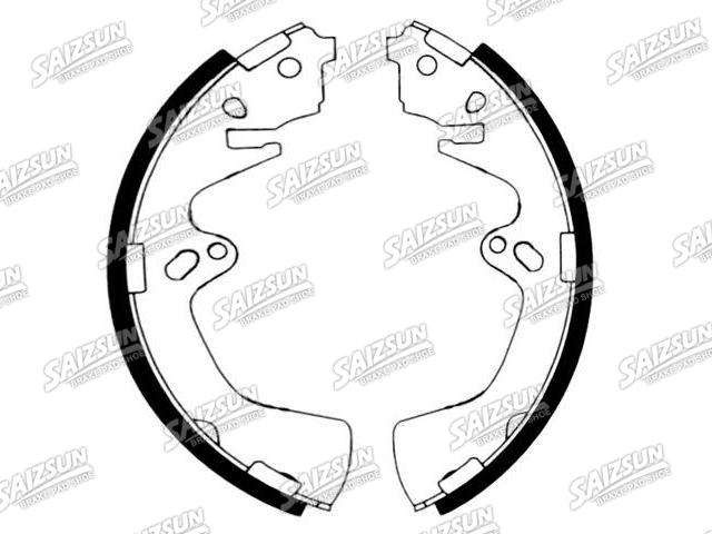 刹车蹄片 Brake Shoe Set:H703-26-310