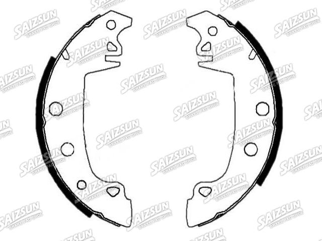 刹车蹄片 Brake Shoe Set:95618240