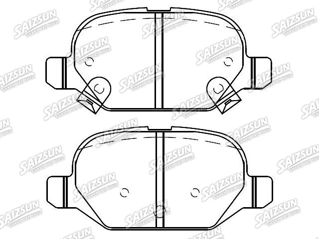 刹车片 Brake Pad Set:68206120AA
