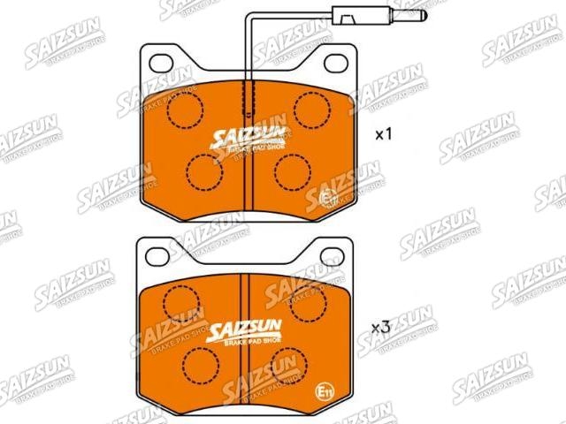 刹车片 Brake Pad Set:001 367 50 00