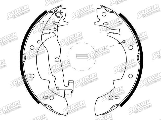 刹车蹄片 Brake Shoe Set:34 21 9 064 270