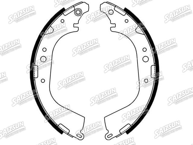 刹车蹄片 Brake Shoe Set:04495-35151