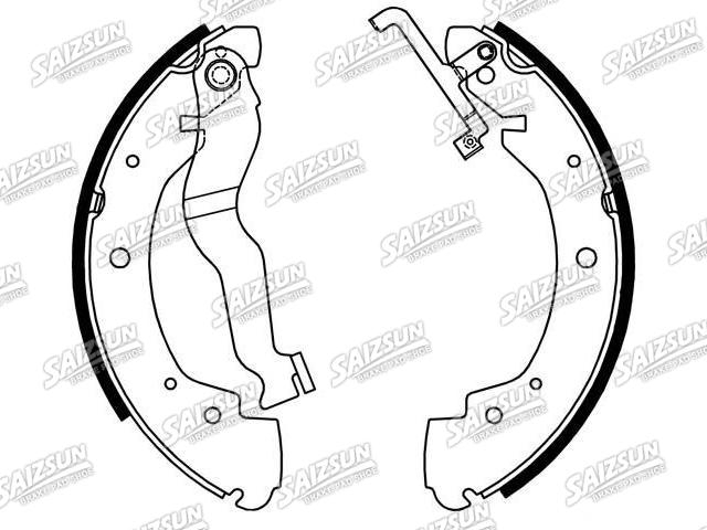 刹车蹄片 Brake Shoe Set:701 698 525 A