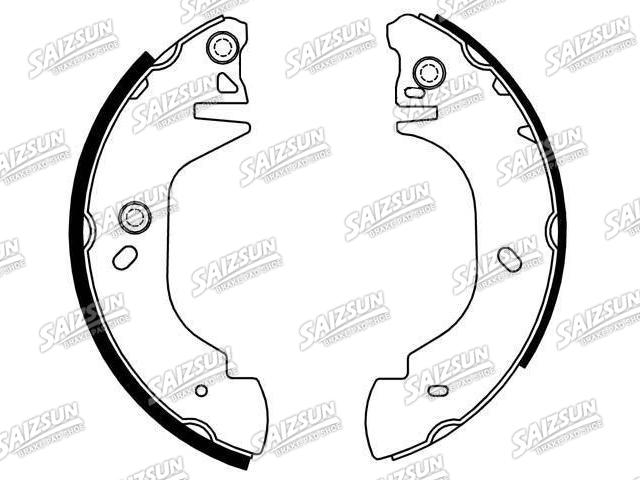 刹车蹄片 Brake Shoe Set:6 579 150