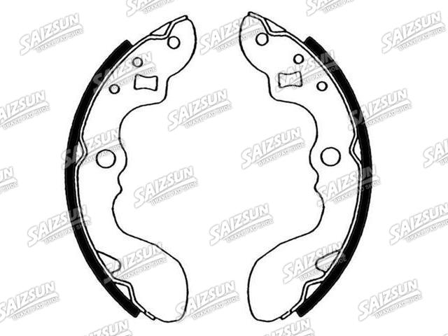 刹车蹄片 Brake Shoe Set:53210-85010