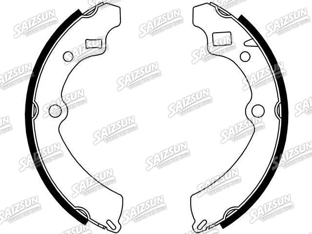 刹车蹄片 Brake Shoe Set:53201-70A12