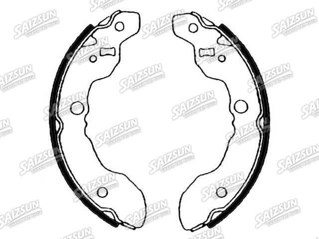 刹车蹄片 Brake Shoe Set:53210-50F00