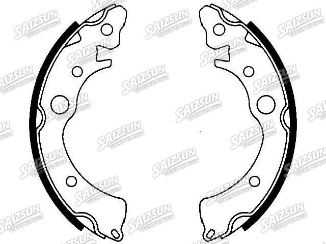 刹车蹄片 Brake Shoe Set:43153-SD5-003
