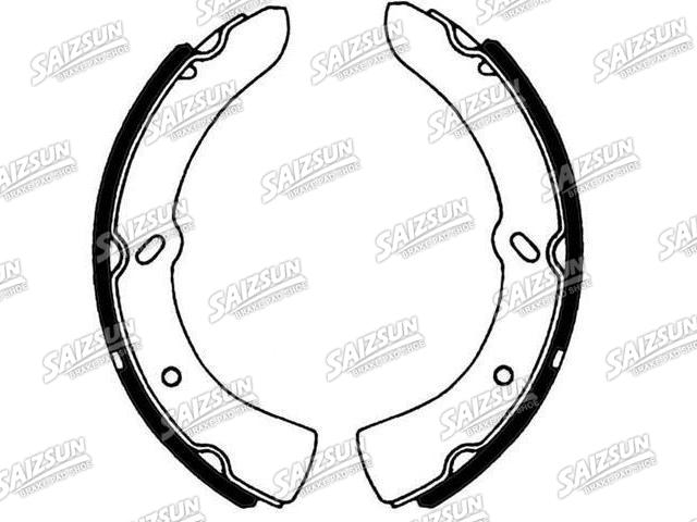 刹车蹄片 Brake Shoe Set:W023-33-310