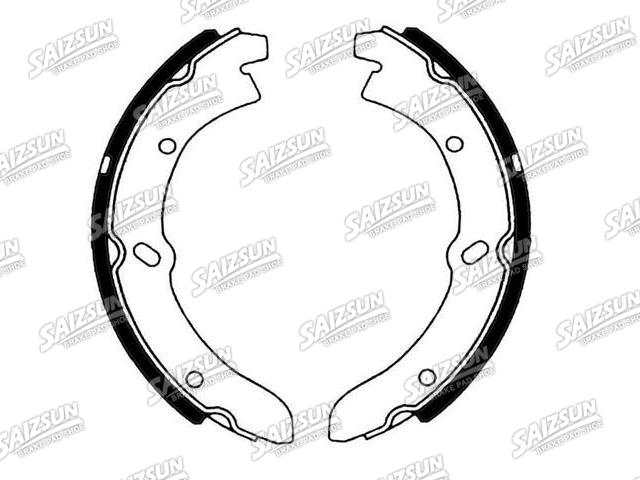 刹车蹄片 Brake Shoe Set:W025-26-310