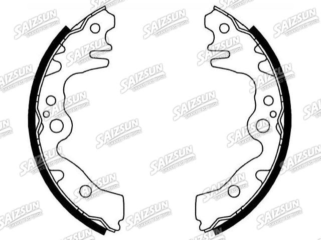 刹车蹄片 Brake Shoe Set:04495-B1010