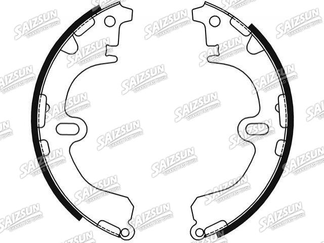 刹车蹄片 Brake Shoe Set:04495-12111