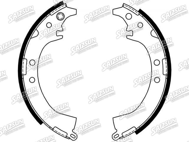 刹车蹄片 Brake Shoe Set:04495-42010