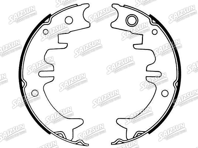 刹车蹄片 Brake Shoe Set:46550-22011